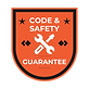 Code and Safety Guarantee badge