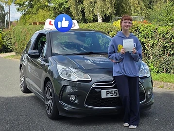 Student passed their driving test with PassWith Driving School Leeds