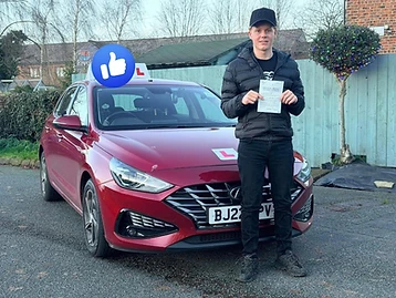 Student passed their driving test with PassWith Driving School Leeds