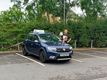 Student passed their driving test with PassWith Driving School Leeds