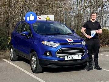 Student passed their driving test with PassWith Driving School Leeds