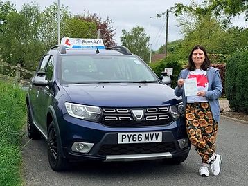 Student passed their driving test with PassWith Driving School Leeds