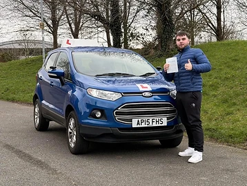 Student passed their driving test with PassWith Driving School Leeds
