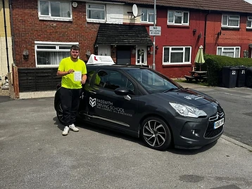 Student passed their driving test with PassWith Driving School Leeds