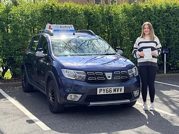 Student passed their driving test with PassWith Driving School Leeds