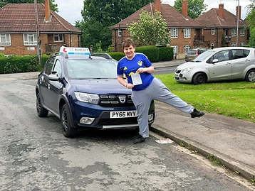 Student passed their driving test with PassWith Driving School Leeds