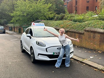 Student passed their driving test with PassWith Driving School Leeds