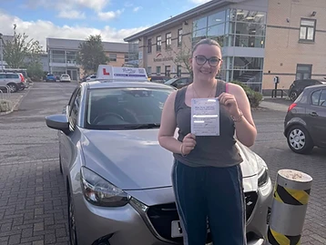 Student passed their driving test with PassWith Driving School Leeds