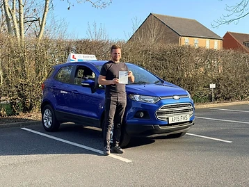 Student passed their driving test with PassWith Driving School Leeds
