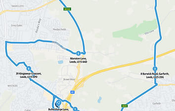 Colton Route 1 — Bullerthorpe & Barwick Loop