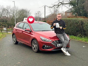 Student passed their driving test with PassWith Driving School Leeds