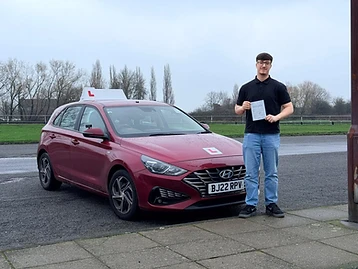 Student passed their driving test with PassWith Driving School Leeds