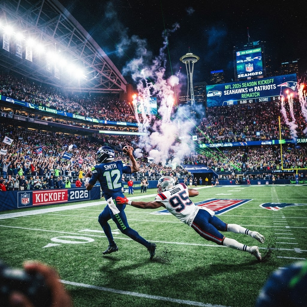 NFL 2026 Season Kicks Off With Super Bowl Rematch and Historic Opener