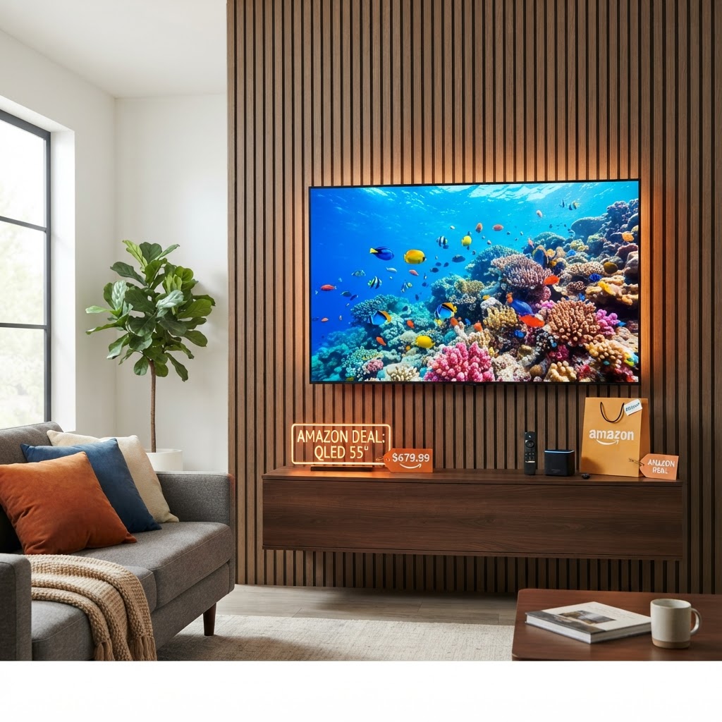 Hisense 55-Inch 4K QLED Smart TV Under $500 on Amazon Right Now