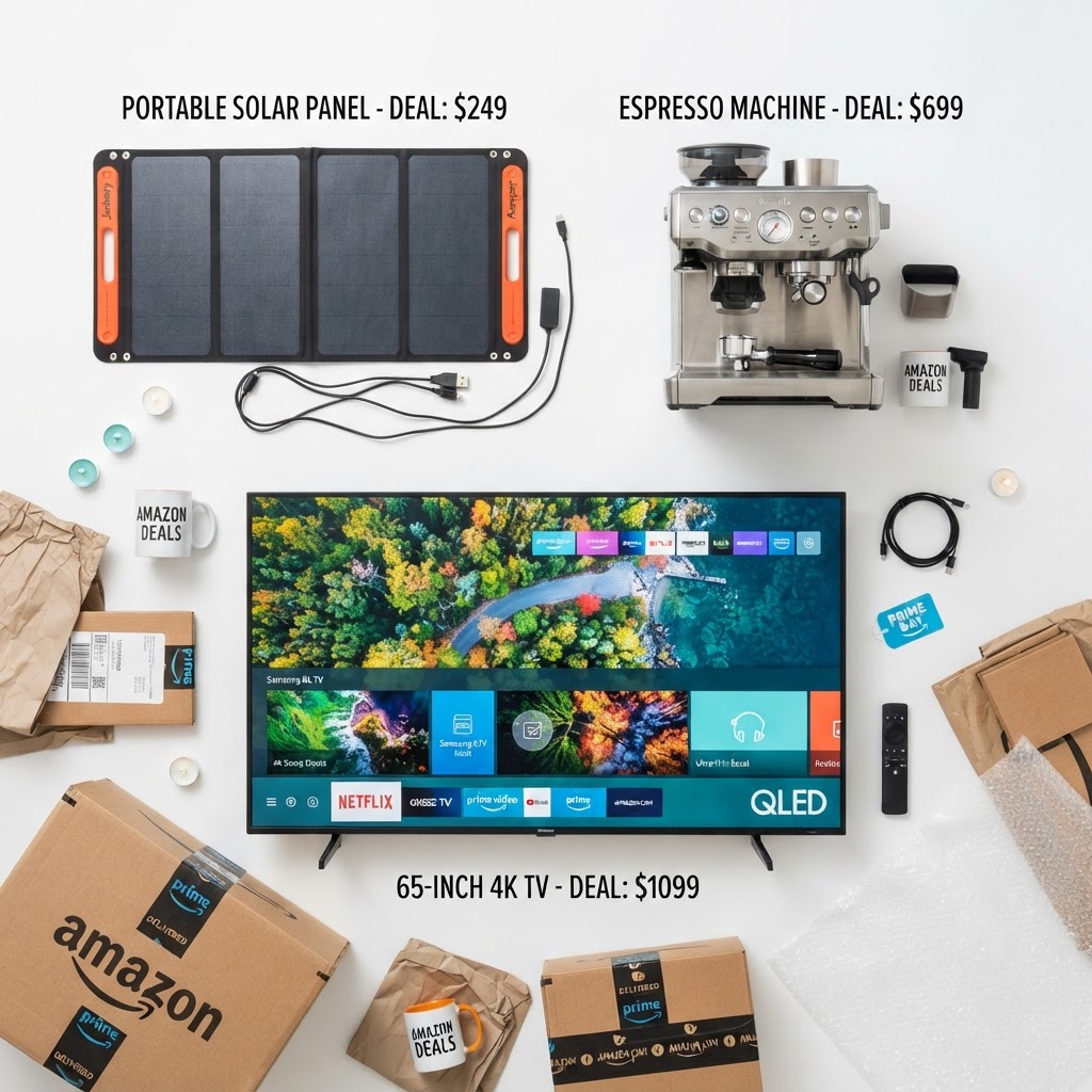 Today's Top 5 Amazon Deals: A Solar Generator, a Real Espresso Machine, and a 65" TV Under $600