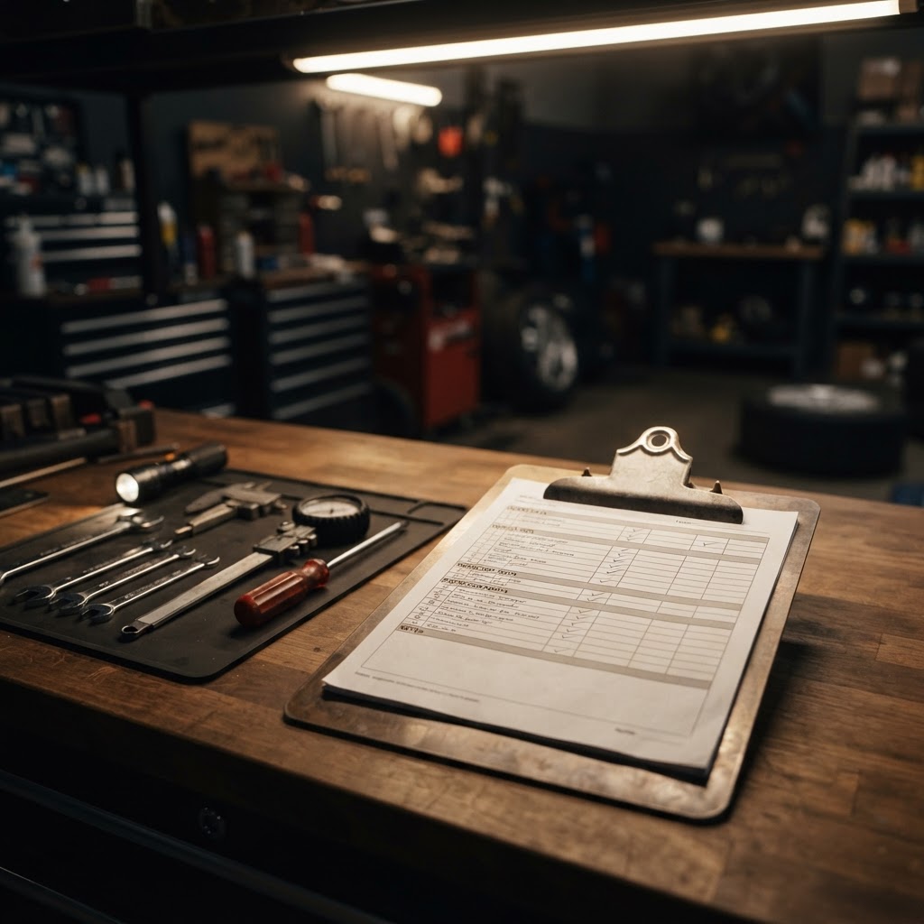 Multi-Point Inspection — close-up of automotive components at Nate's Auto Repair