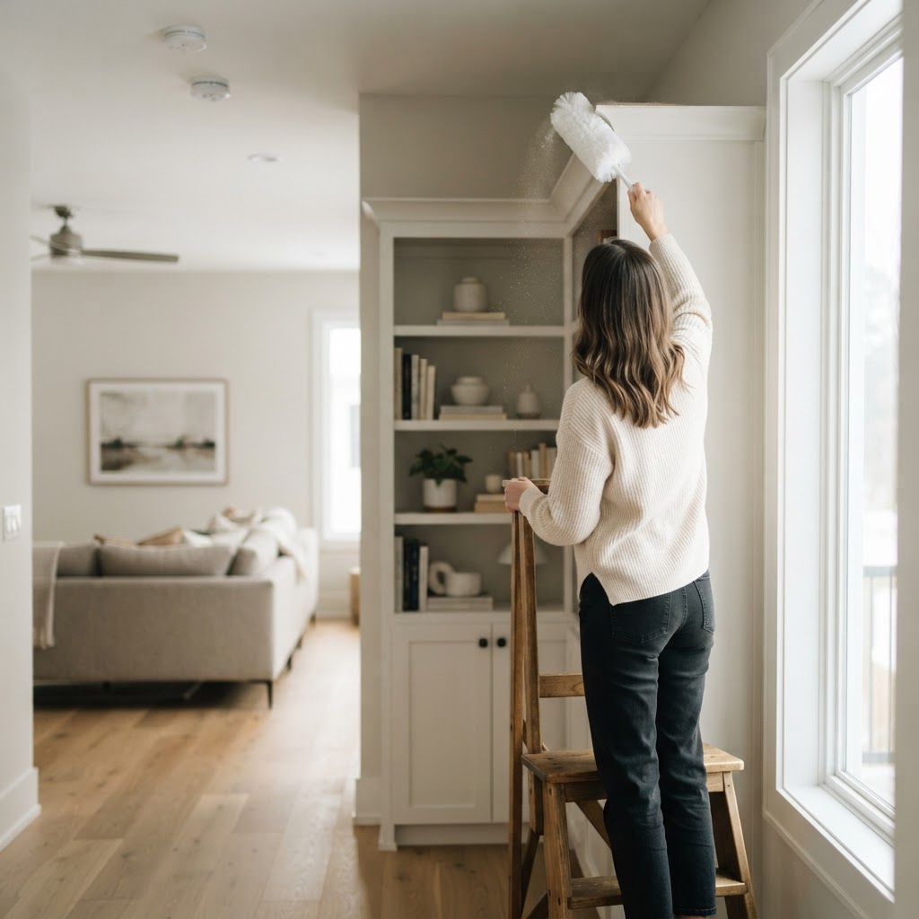 The Invisible Dust Trap: Mastering High-Level Cleaning in Your Home