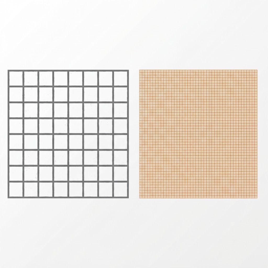 Même surface physique, mais 17 fois plus d'informations à 300 DPI qu'à 72 DPI