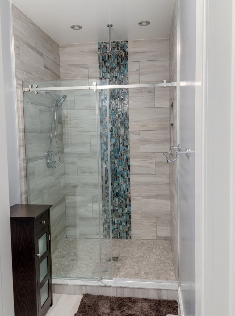 Custom Shower Build — after