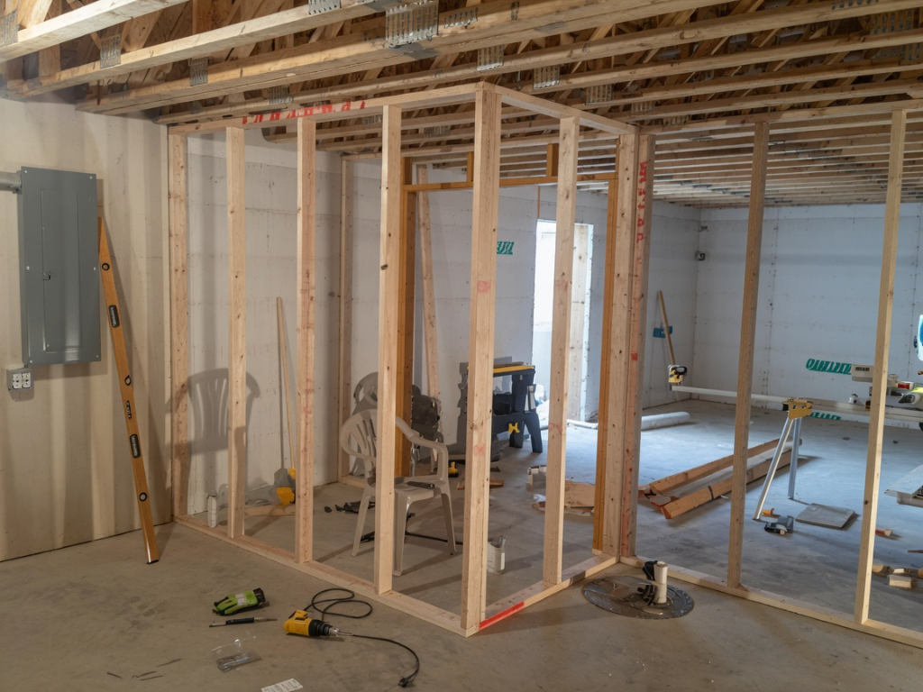 Basement Finishing — before