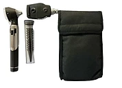 Pocket Otoscope & Ophthalmoscope Set — ENT treatment unit with examination chair, endoscopy monitor and audiology equipment