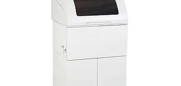 Medsinglong MSLBA24 full automatic clinical chemistry analyzer with sample turntable and wheeled floor-standing cabinet