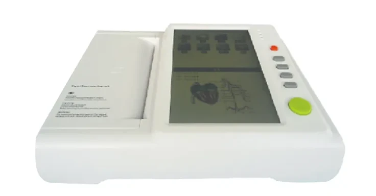 Wincom ECG-RB1200 12-channel electrocardiograph with LCD display, built-in thermal printer and keypad controls