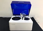 Fully Automated Biochemistry Analyzer MSLBA55 — Automated clinical chemistry analyser with sample racks in a hospital laboratory