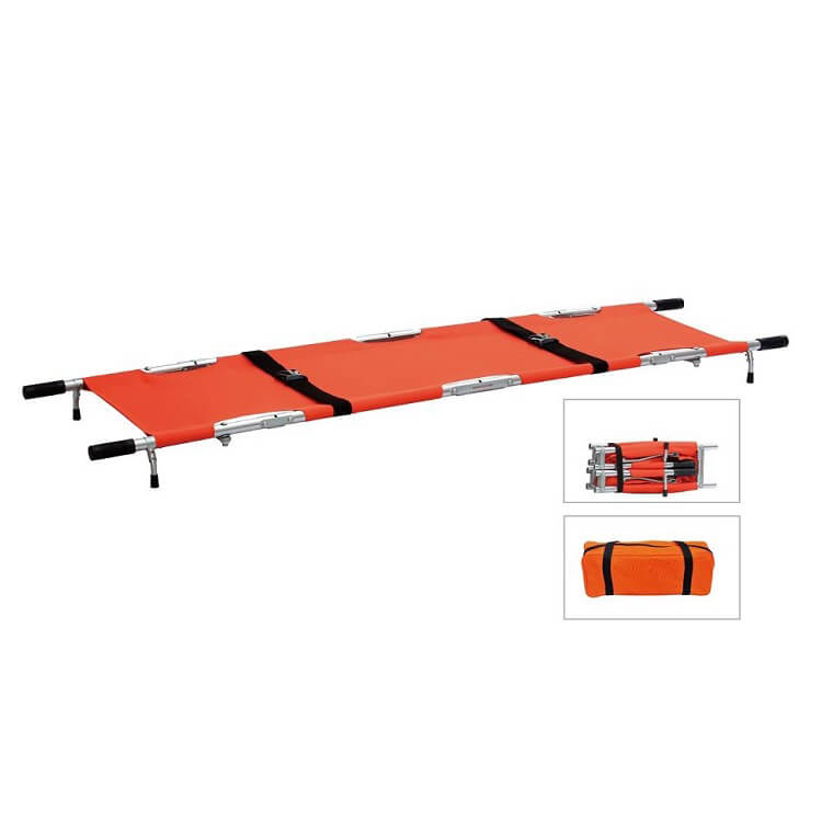 Folding Aluminium Emergency Stretcher (4-Fold)