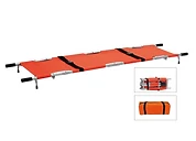 Folding Aluminium Emergency Stretcher (4-Fold) — Modern hospital ward with electric patient beds, bedside cabinets and IV stands