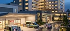200-Bed Hospital Project — Completed modern hospital building exterior with ambulance bay
