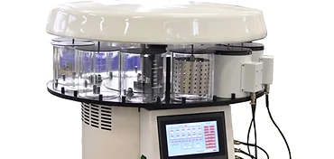 Wincom TP-566 vacuum spin tissue processor with carousel of reagent baths and colour touchscreen
