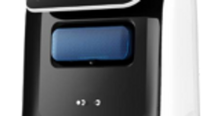 Medical-grade oxygen concentrator with digital display and touch-button control panel