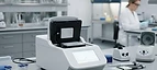 Gene Sequencer — Real-time PCR thermal cycler instrument in a molecular diagnostics laboratory