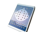 Electroencephalogram Machine (EEG) EEG-88 — EEG machine with electrodes and neuro navigation workstation in a neurology diagnostic room