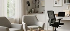 EEG Biofeedback System — Behavioural health consultation room with calm seating and soft natural lighting