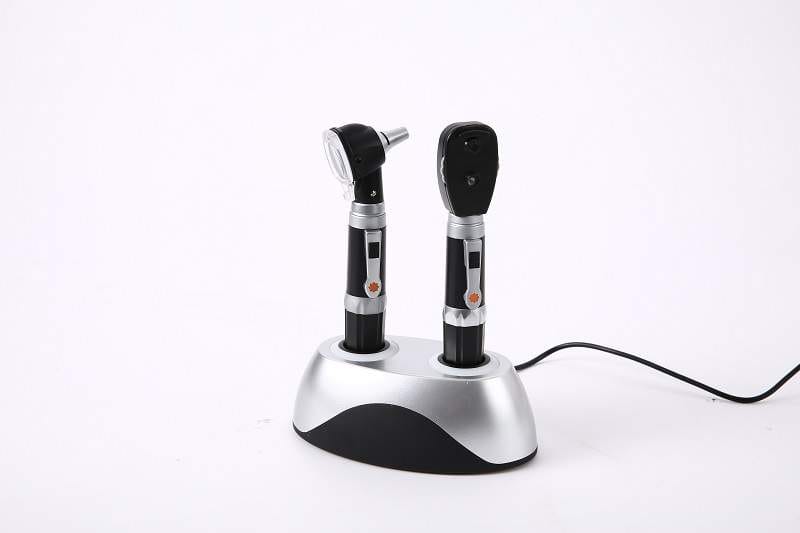 Rechargeable Otoscope & Ophthalmoscope Desk Diagnostic Set