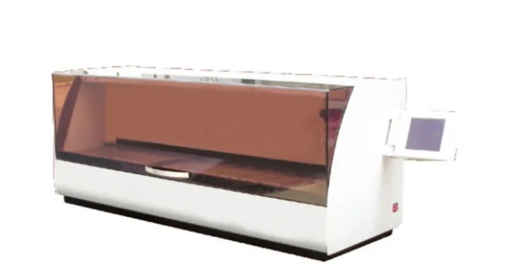 Wincom SLS-RS1 automatic slide stainer with transparent lid and touch-screen control panel for histology staining