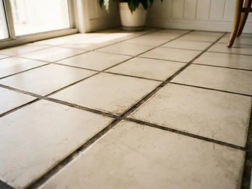 Kitchen Tile & Grout Deep Clean — before