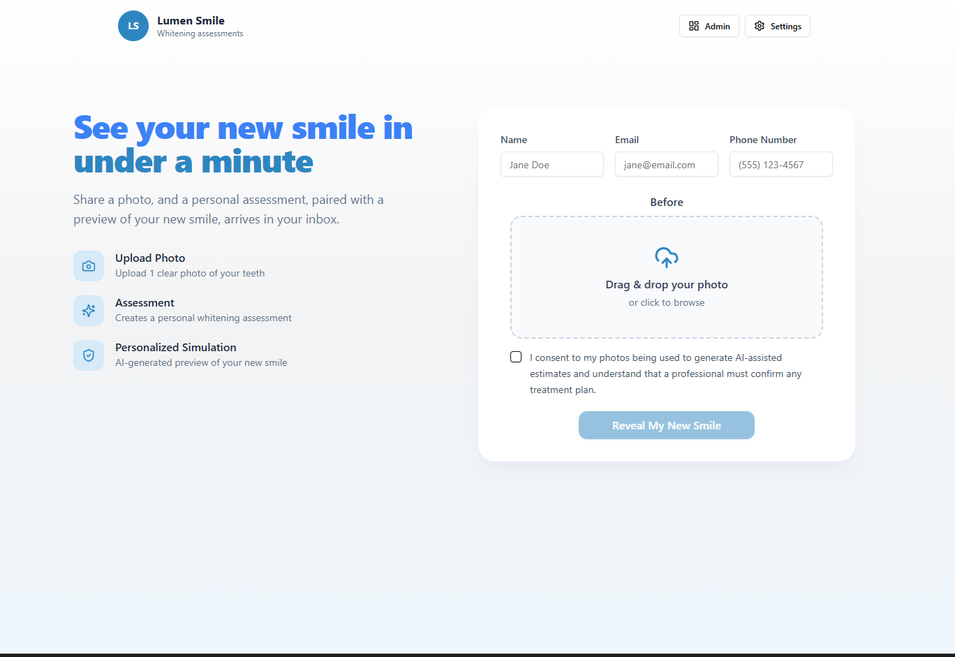 Teeth Whitening Template template preview