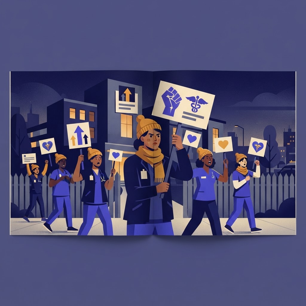 Nurses announce sympathy strikes, pickets on Sept. 15 at five prime healthcare hospitals in four states