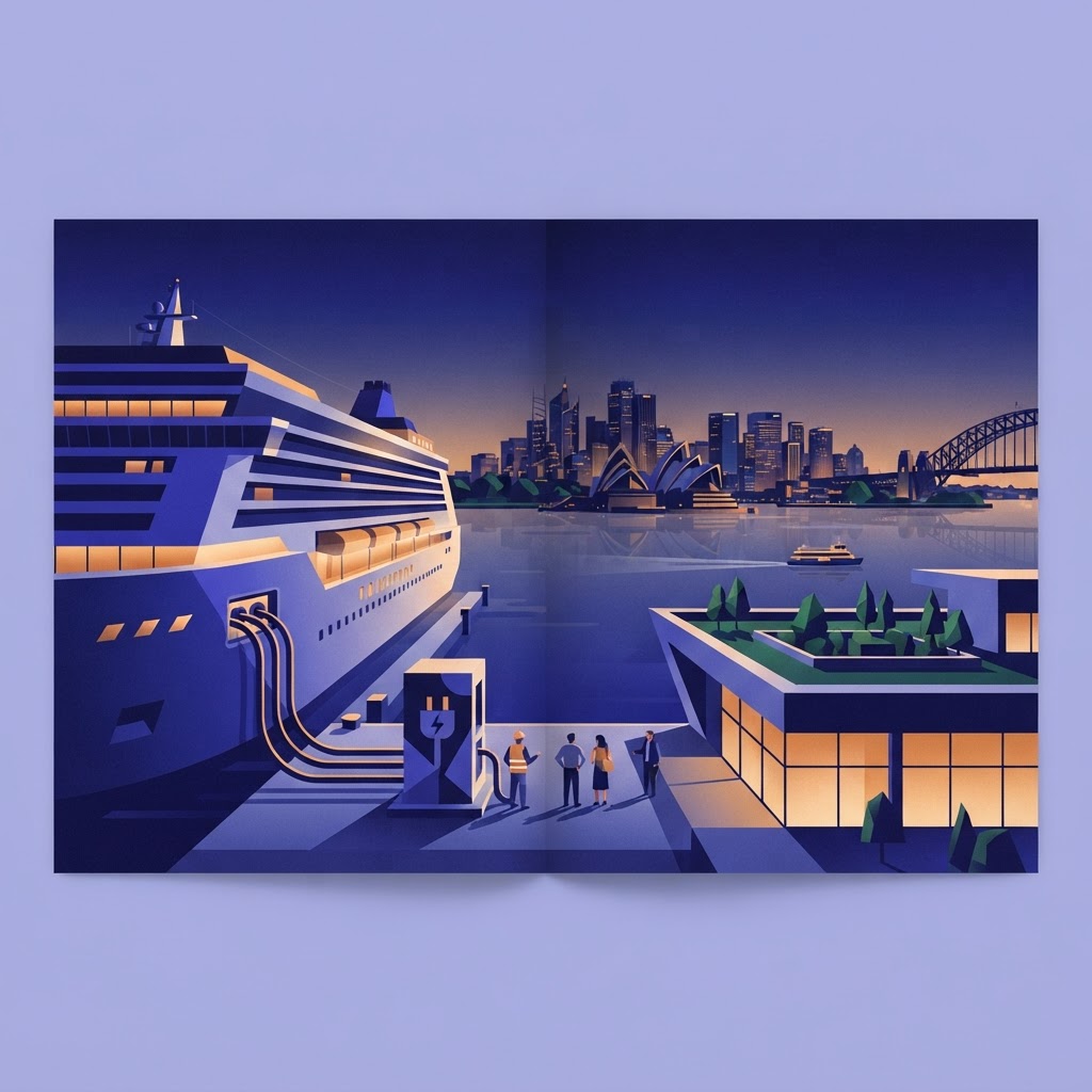 Australia’s first shore-powered cruise terminal is nearly complete – here’s why its important