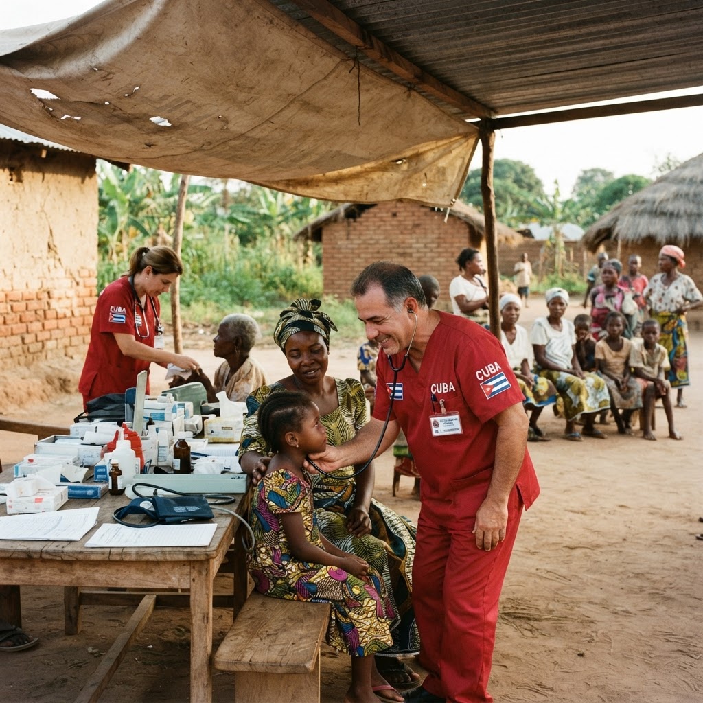 Cuban medical brigades serving African communities