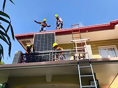 Anna Dela Cruz's solar installation