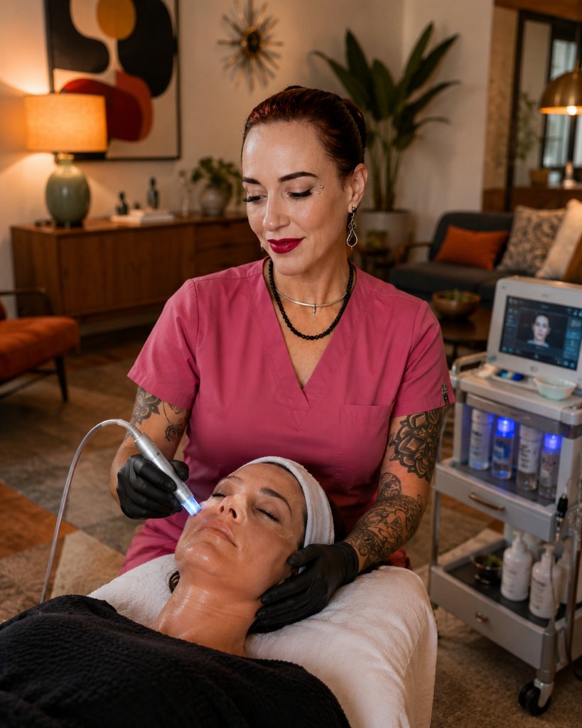 Radio-Frequency Microneedling Facial