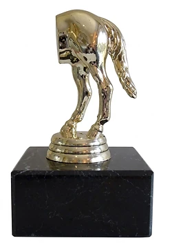 DEAD A$$ LAST PLACE TROPHY — Black Marble Base — EXTRA COST