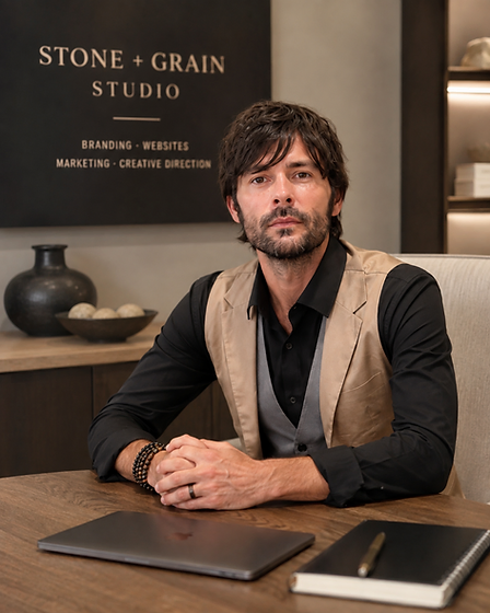 Scott Cozza, MBA, Founder and Creative Director of Stone + Grain Studio