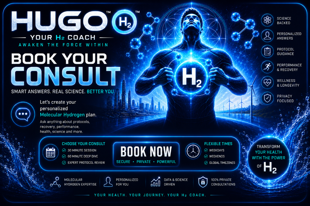 Book Your H₂ Consult — Smart Answers. Real Science. Better You.