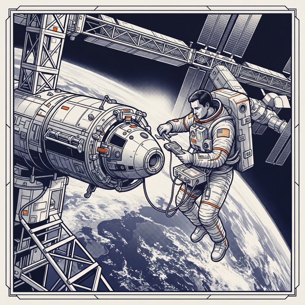 Field plate — Docking Systems Inspector, Rotating, LEO shell
