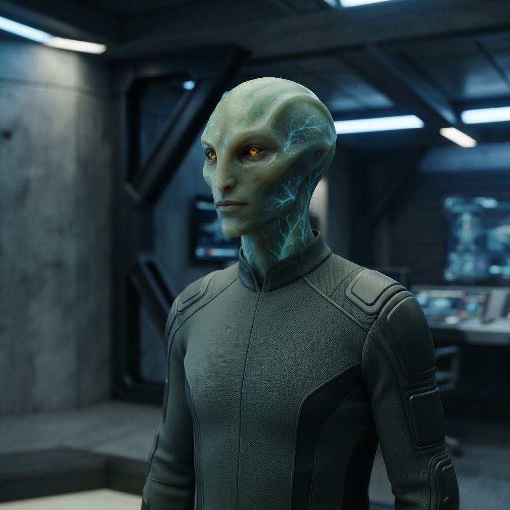 Official Council portrait of Xel'Korath, Deputy Delegate for Extraterrestrial Relations